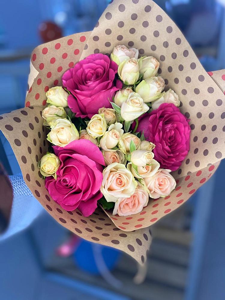 Букет цветов из: Розы в Стародубском