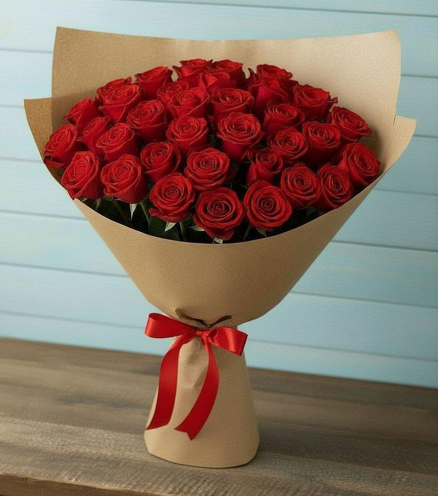 Букет Красные розы Милано в Стародубском