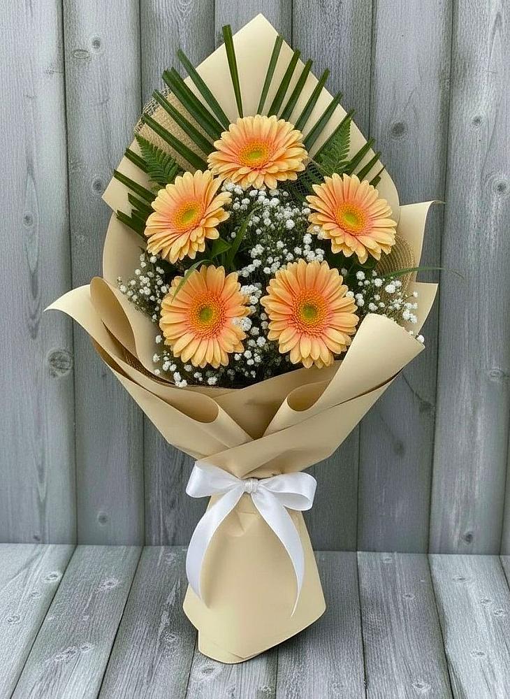Букет цветов из: Герберы в Стародубском
