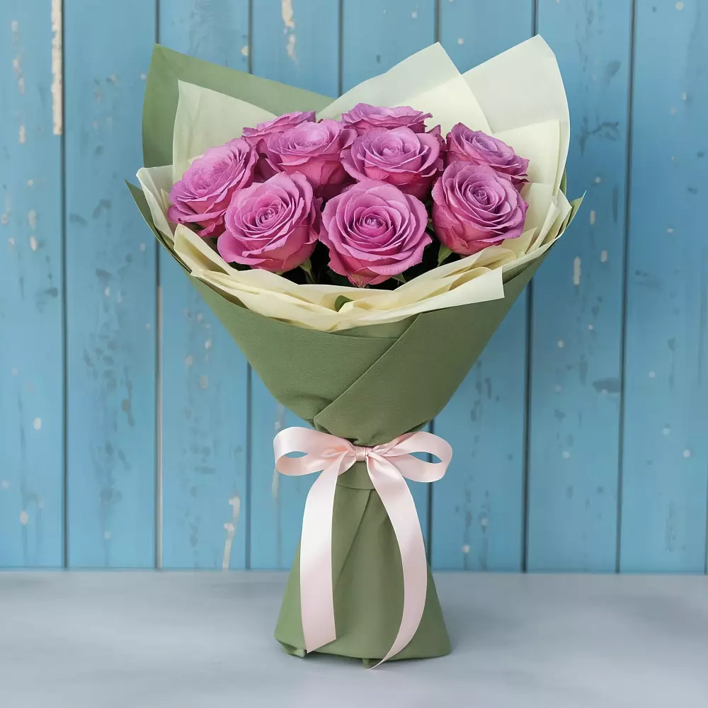 Букет Розы Фёрст Леди в Стародубском