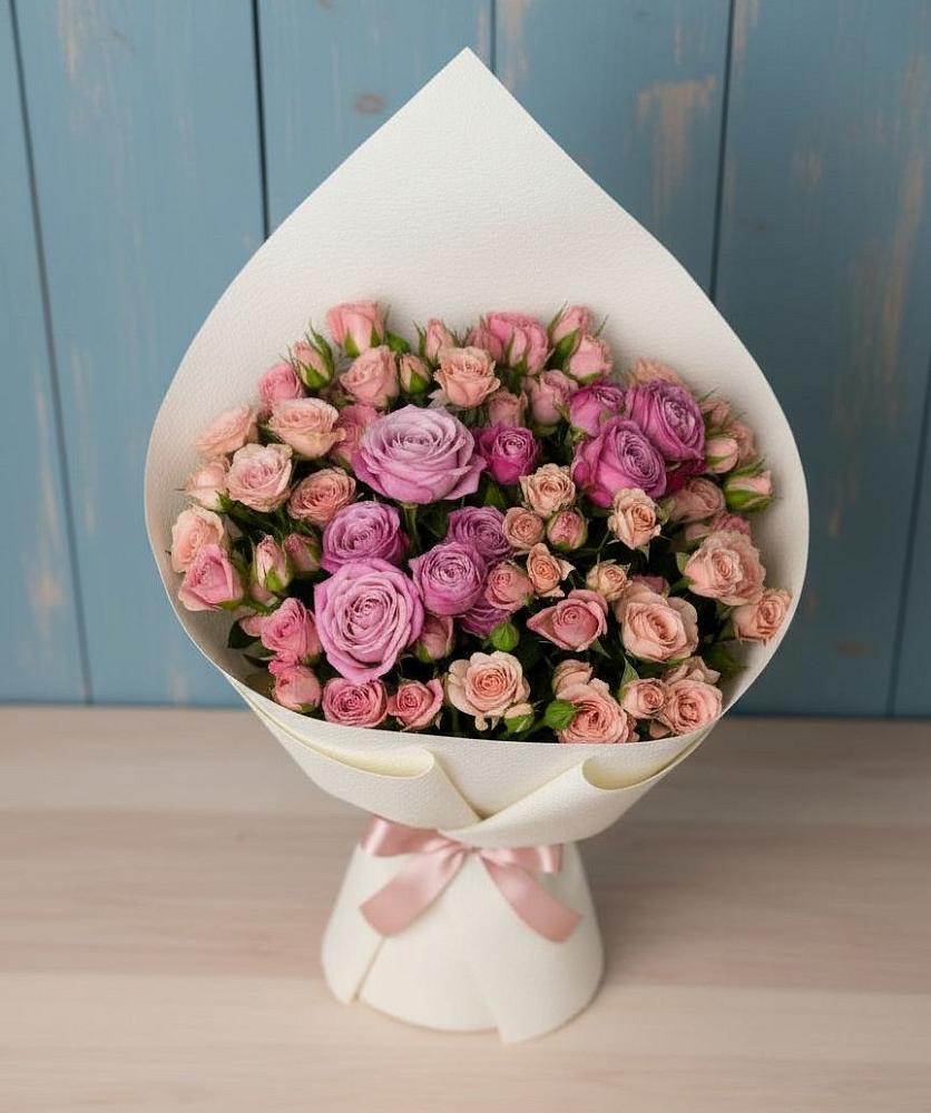 Букет цветов из: Розы в Стародубском