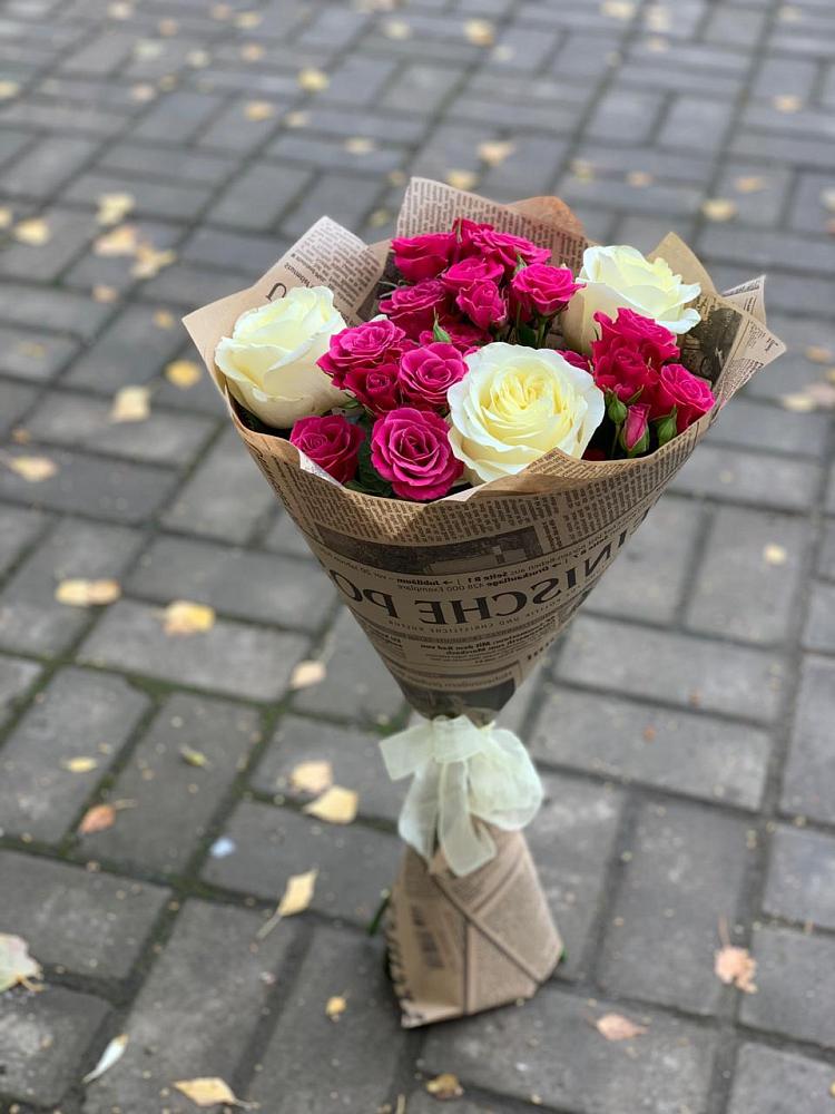 Букет цветов из: Розы в Стародубском